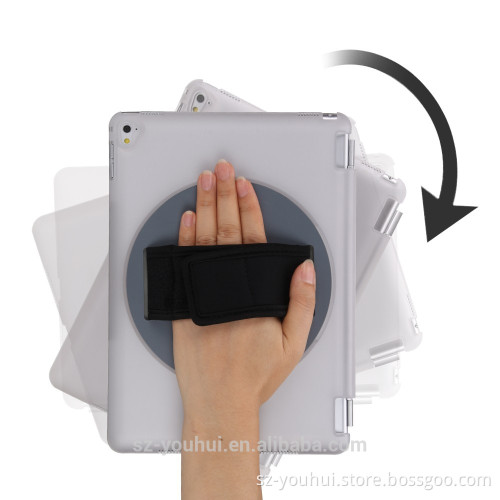 Hot selling cute 360 rotating smart leather case for iPad pro 9.7